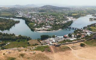 puntos de vista de shkoder, Albania por zumbido foto