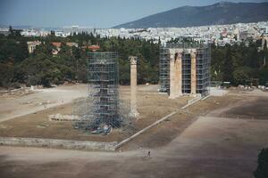 Temple of Olympian Zeus in Athens, Greece photo