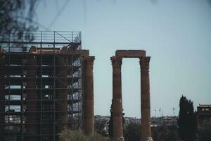 Temple of Olympian Zeus in Athens, Greece photo