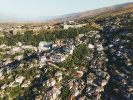 Gjirokaster in Albania by Drone photo