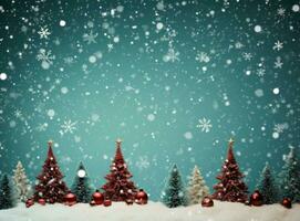 Holiday background with Christmas tree photo