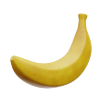 plátano fruta, ángulo generativo ai png