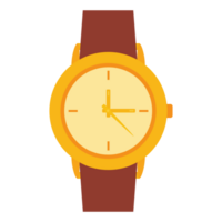 Simple gold watch Generative Ai png