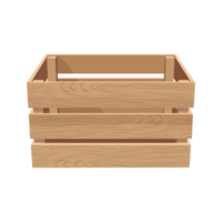 de madera caja generativo ai png