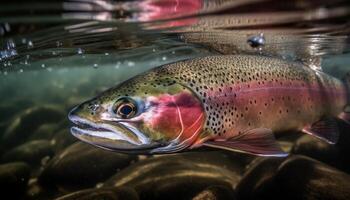 A colorful underwater world teeming with fish and aquatic beauty generated by AI photo