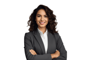 business woman with arms crossed png