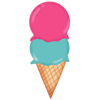 vanilla ice cream cone png