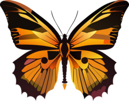 papillon illustration. ai généré png