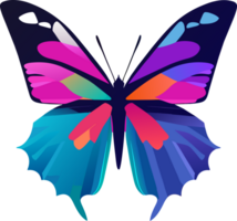 mariposa ilustración. ai generado png