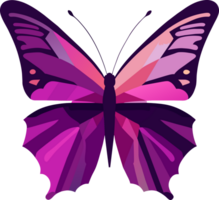 mariposa ilustración. ai generado png