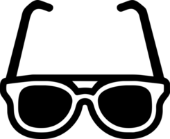 lentes icono. ai generado png