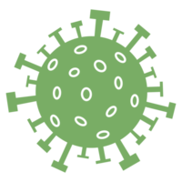 dessin animé virus cellule png