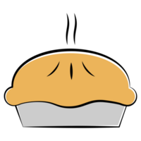 cozido torta pastelaria png