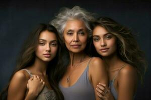 Female models all ages natural. Generate Ai photo