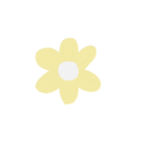 Flower cartoon hand drawing png