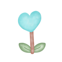 Flower cartoon hand drawing png