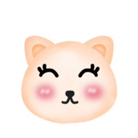 carino paffuto gatto cartone animato personaggio png