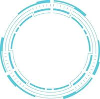 Futuristic Tech Circle vector