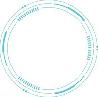 Futuristic Tech Circle vector