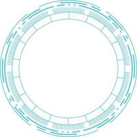 Futuristic Tech Circle vector
