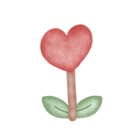 bloem tekenfilm hand- tekening png