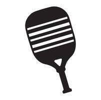 pickleball vector y pickleball paletas firmar símbolo icono vector ilustración pickleball logo vector