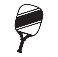 pickleball vector y pickleball paletas firmar símbolo icono vector ilustración pickleball logo vector