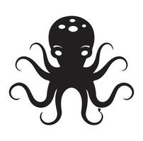 Octopus logo. Isolated octopus on white background vector