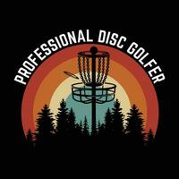 Disc Golf T-shirt vector, Disc Golf Designs, Disc golf Trendy T shirt, Retro t shirt designs, Discs Funny Retro Vintage Disc Golf T-shirt Design,  Typography T-shirt Design, vector