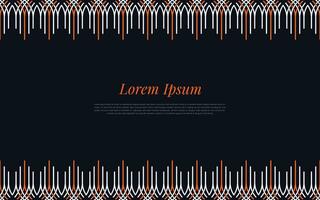 Abstract decorative lines background. Simple line mosaic with colorful ornamental details. vector