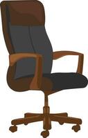 Office Boss Chair Comfortable Furniture vector