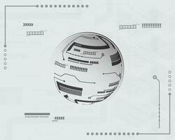 digital de alta tecnología vector y ilustración resumen antecedentes