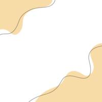 Abstract blob border frame png