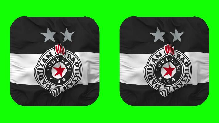 Fudbalski klub Crvena zvezda Flag in Round Shape Isolated with Four  Different Waving Style, Bump Texture, 3D Rendering 24798531 PNG