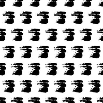 patrón sin costuras con frotis de garabatos dibujados a mano oscura sobre fondo blanco. textura grunge abstracta. ilustración vectorial vector