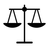 Balance scale icon. Libra icon. Vector. vector