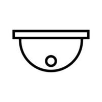 Simple ceiling CCTV icon. Vector. vector