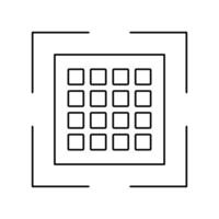 Code read. Data detection. Vector. vector