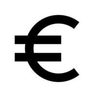 Euro symbol. Euro currency. Vector. vector