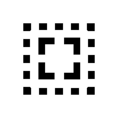 Digital scan icon. Read. Vector.