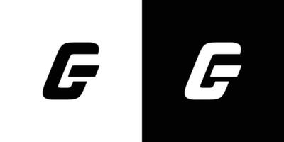 Modern and simple G logo design vector
