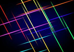 Abstract background lines glow with stripes and lines. Vector illustration