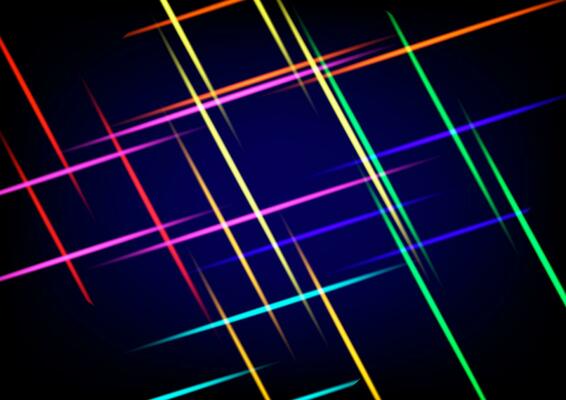 Abstract background lines glow with stripes and lines. Vector illustration
