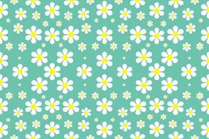 Flora seamless pattern background vector