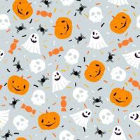 pattern halloween for print vector