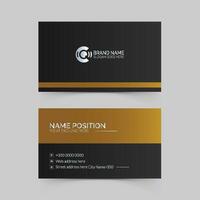 Luxury busines card template design vector