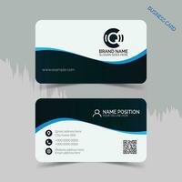 Premium modern business card template layout vector