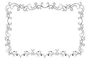 Halloween flourish wilds swirls Square Border frame, witch creepy scary bone victorian pumpkin bat spider pictures frames, vintage rectangle Decorative curly Elegant embellishment ornament borders vector