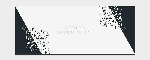 Simple Abstract Geometric background in white color vector