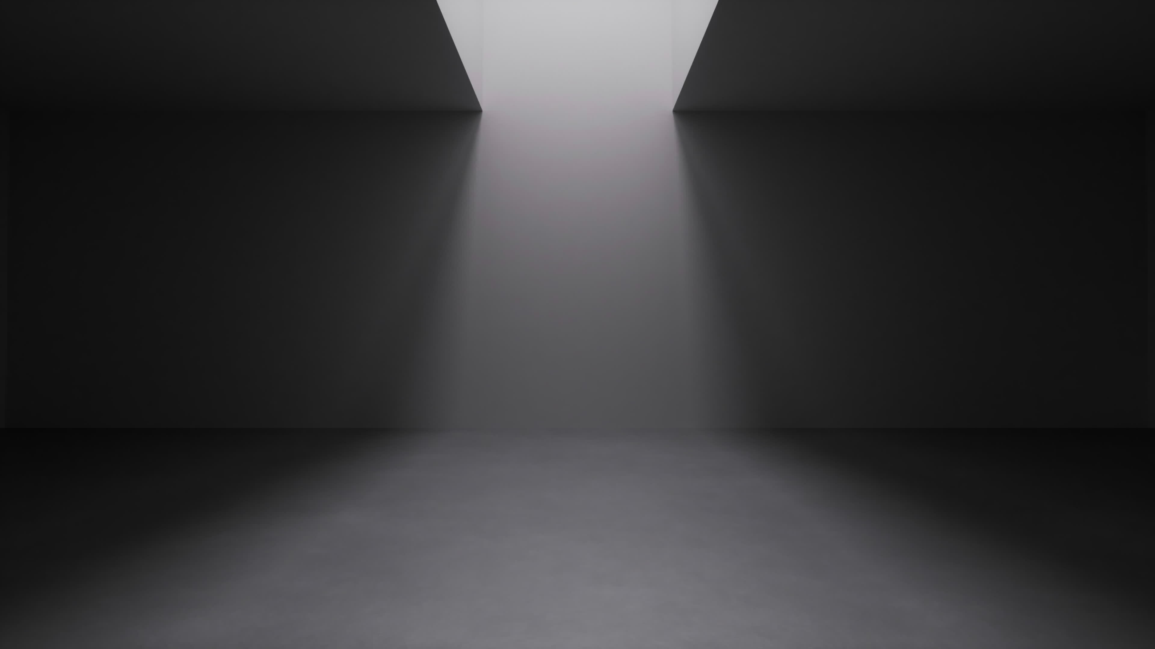 White empty room with top light, 3d rendering. 27740175 Stock Video at ...